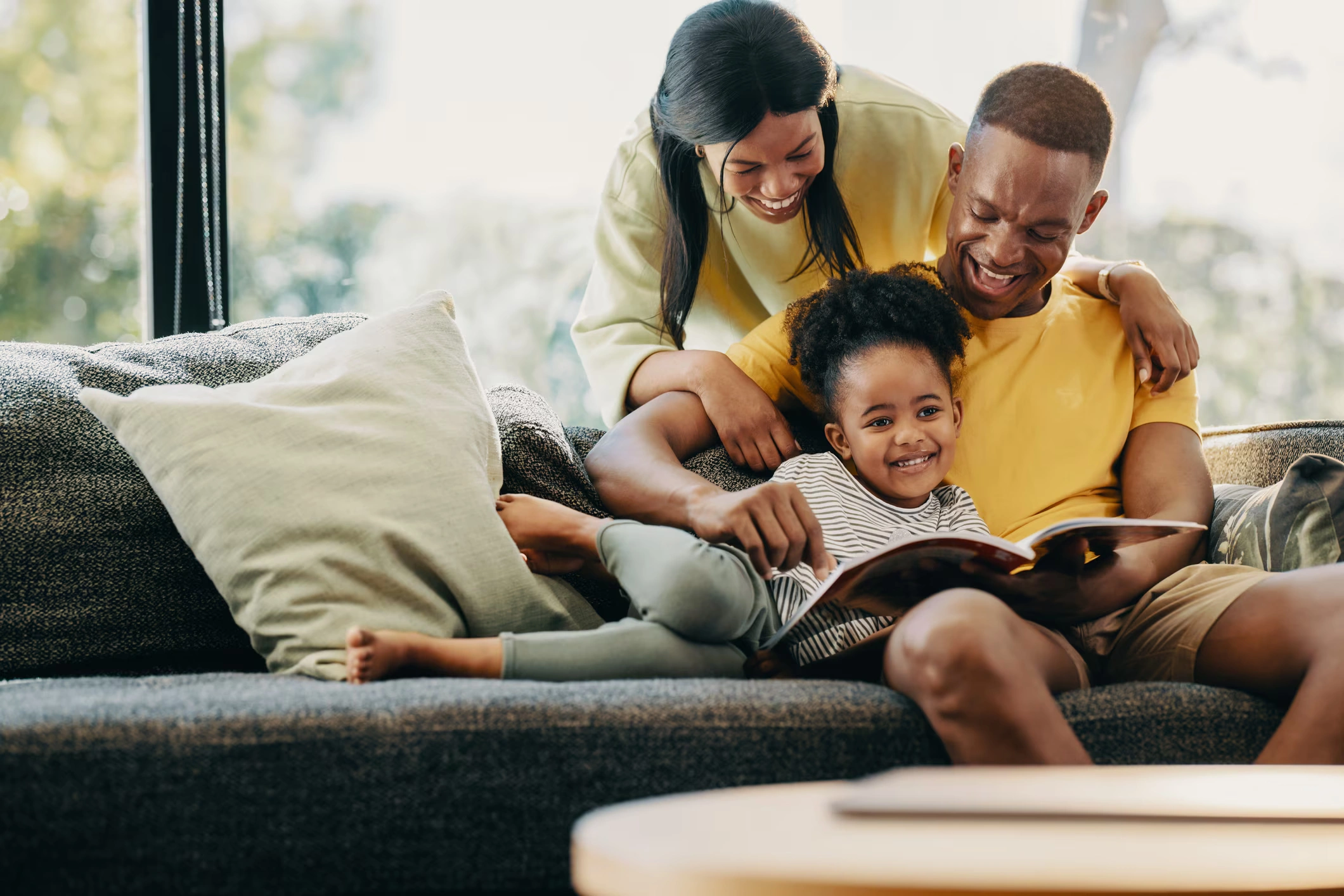 A parent and teenager sharing a relaxed moment together, showing that family rituals work even with older kids.