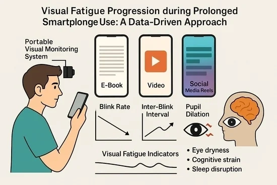 infographic showing how fast scrolling affects attention sleep mood and self-control in children